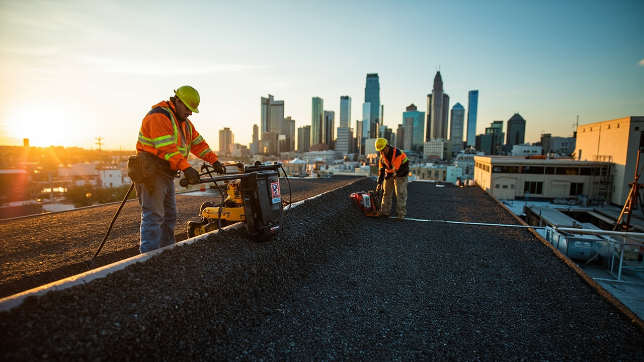 How Grand Roofing Dallas Installs Commercial Built-Up Roofs