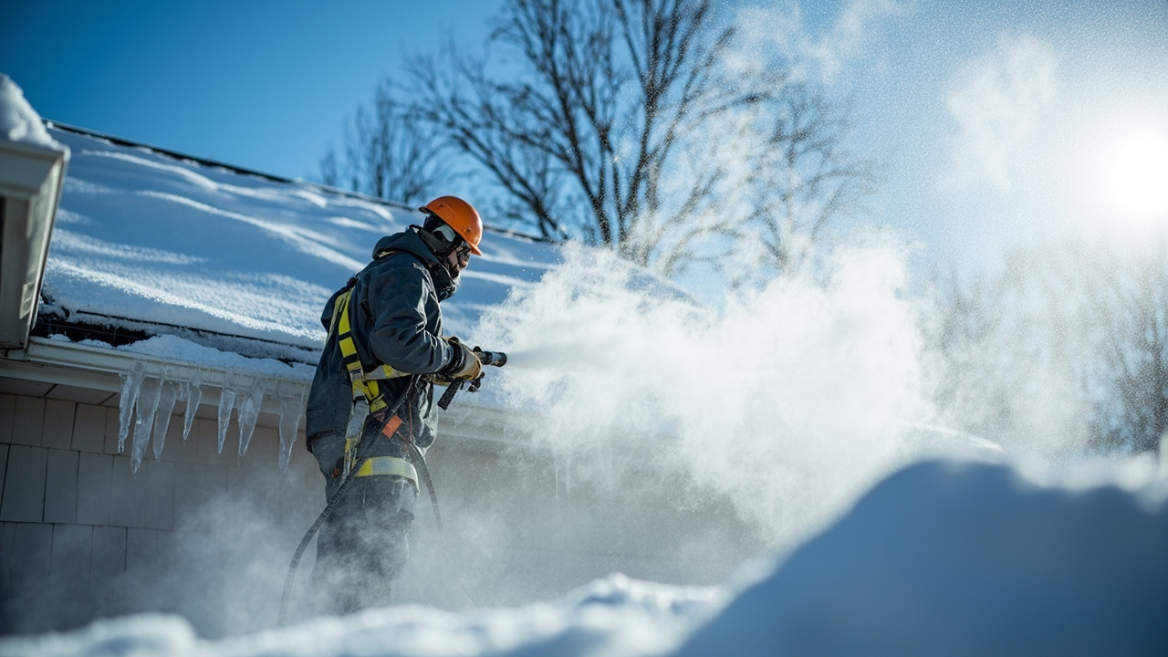 Emergency Ice Dam Removal Services in Dallas – 24/7 Response to Stop Water Damage Fast