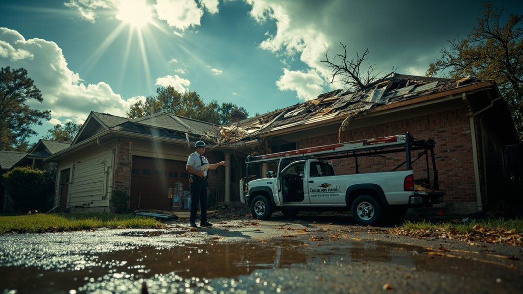 Storm Damage Roof Repair in Dallas TX 75215