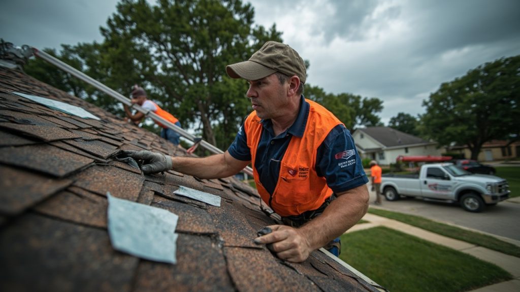 Wind Damage Roof Repair in Dallas TX 75202