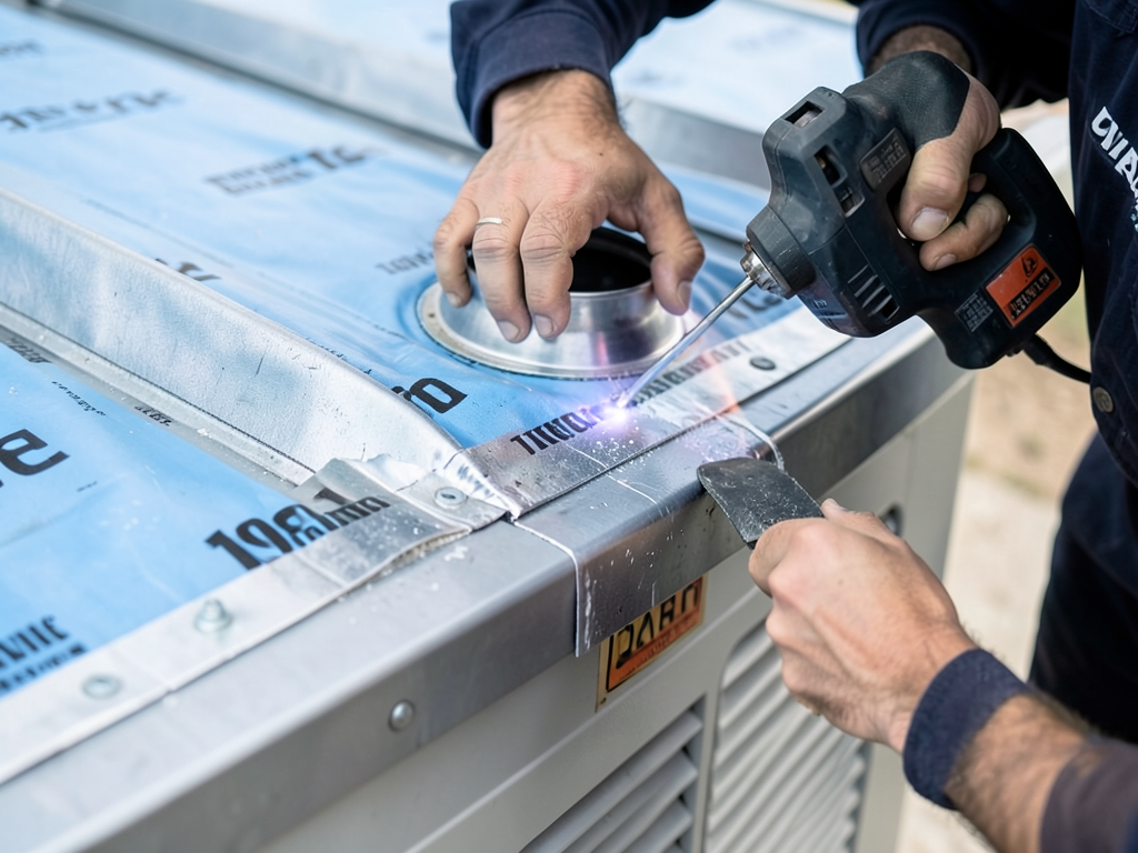 Fixing common roof leaks around industrial vents i
