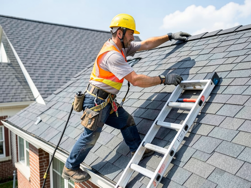 Is it safe to walk on your own roof to clean the g